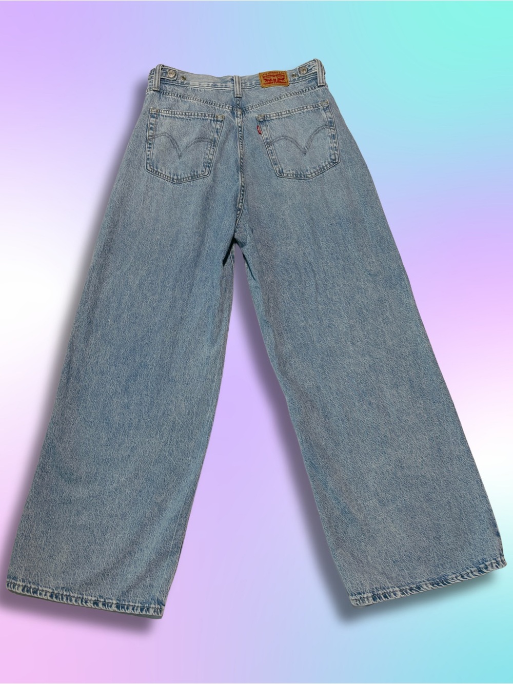 Levi's Cinch Waist Baggy Wide Leg Jeans 30
